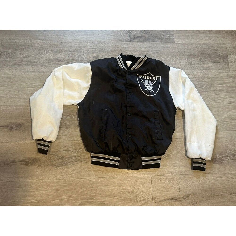 VTG‎ Los Angeles Raiders Fanimation Jacket by Chalk Line Oakland Vegas Youth XL